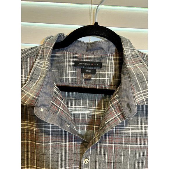 John Varvatos Luxe Long Sleeve Button Up Shirt - Size -‎ XL - Picture 2 of 3